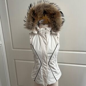 Sunice Vest with Removable Fur Hood, Sz 6